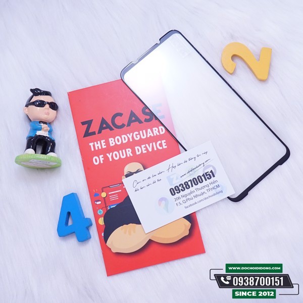 Miếng dán cường lực nhám Xiaomi Black Shark 3 Zacase chống vân tay