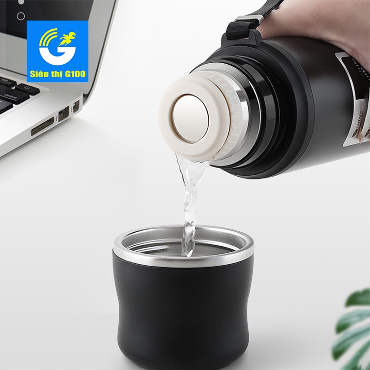 BÌNH INOX 800ML CAO CẤP tặng túi bảo vệ