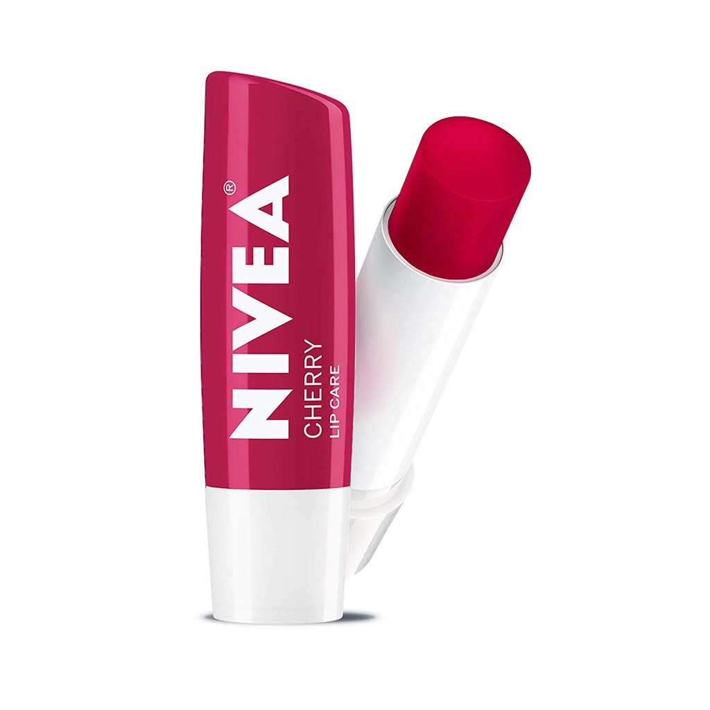 Son dưỡng môi NIVEA Cherry Lip Care 0.17 Ounce Carded Pack 4,8g (Mỹ)