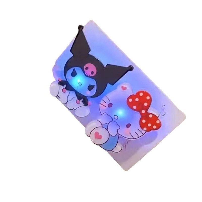 Kẹp Tóc Hình Chú Chó Yugui Có Đèn Led Phát Sáng Phong Cách Hàn Quốc Dễ Thương