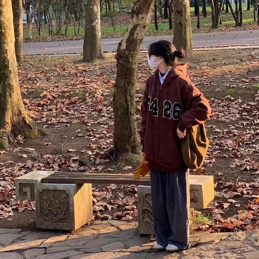 Áo Khoác Bóng Chày Dáng Rộng Dày Dặn Phong Cách Mới Mùa Xuân Dễ Phối Đồ Cho Nữ