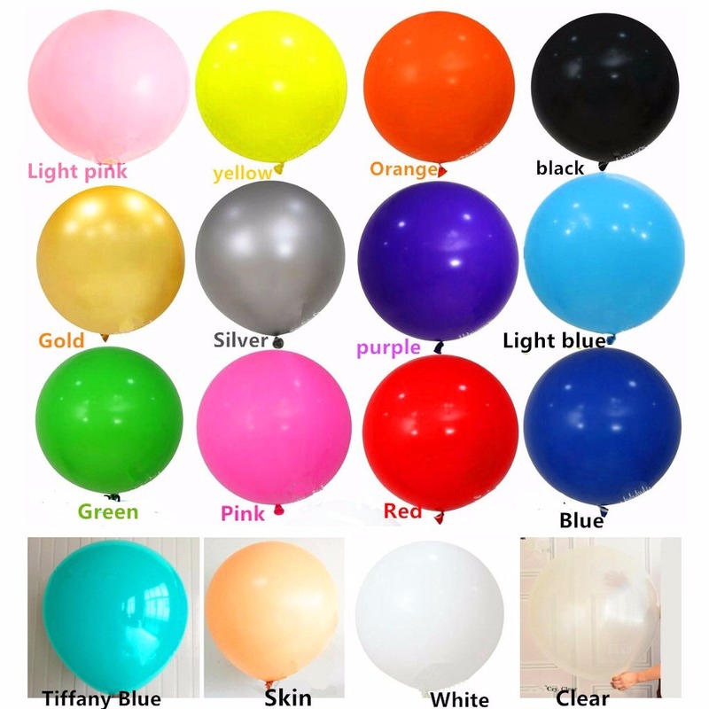 Bong bóng cao su dày cỡ lớn 36 inch dùng để trang trí tiệc cưới/ sinh nhật