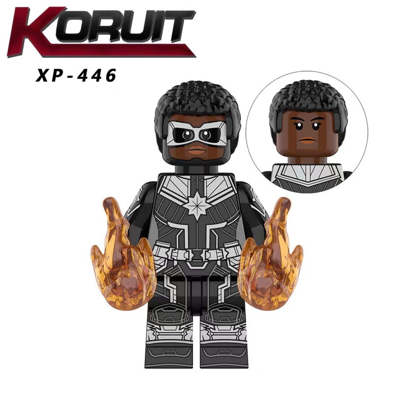 Bộ Đồ Chơi Lắp Ráp Mô Hình Nhân Vật Siêu Anh Hùng Marvel KT1058