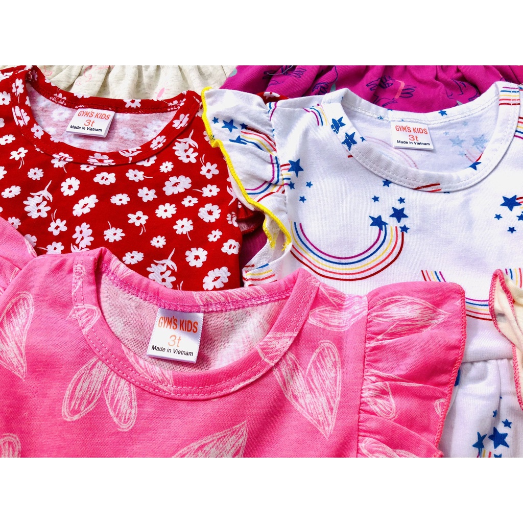 Váy bé gái cotton size nhỡ từ 3 đến 8 tuổi 12 - 22 kg