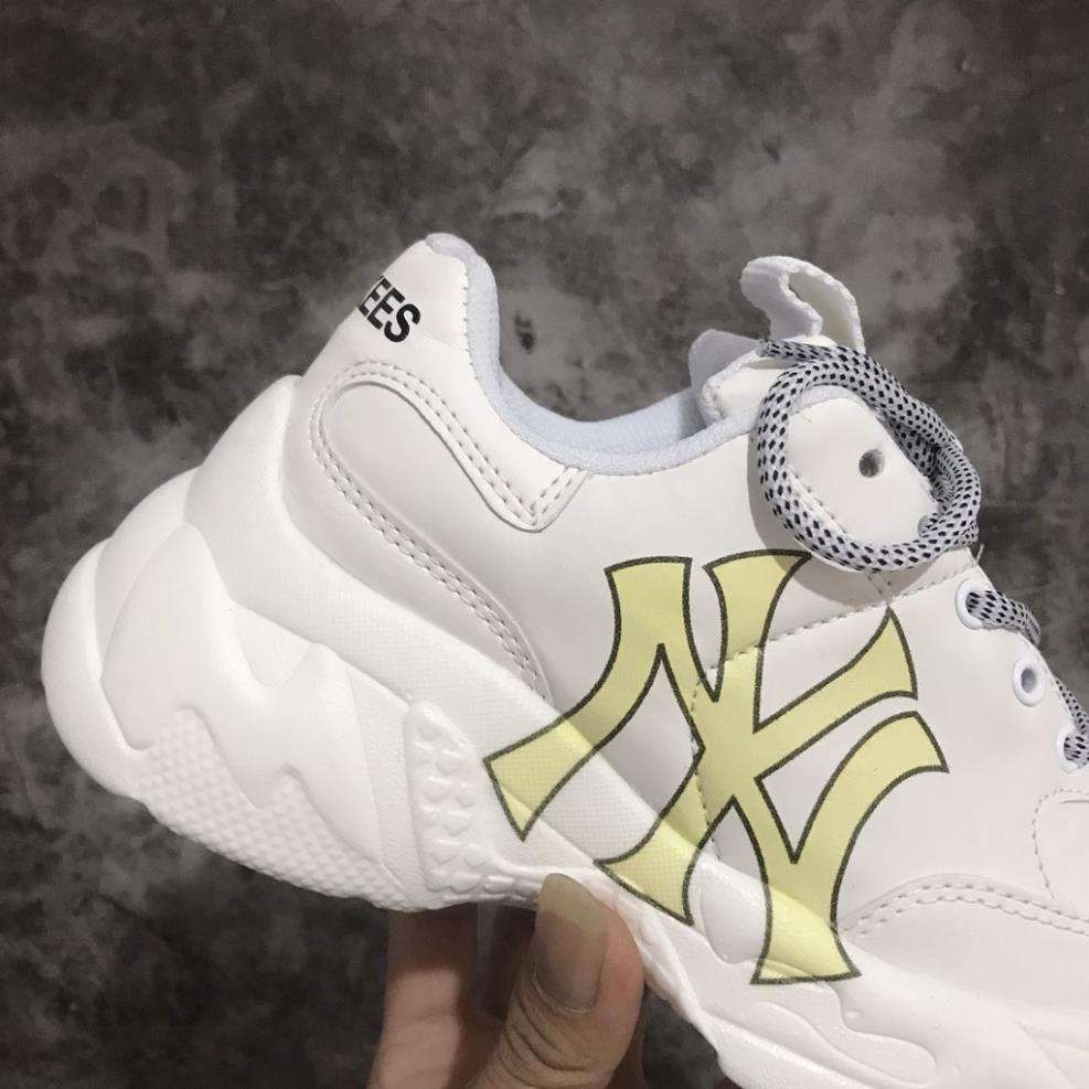 Giày ML B Ny trắng chữ vàng đế cao 5-6 CM, SIÊU XINH