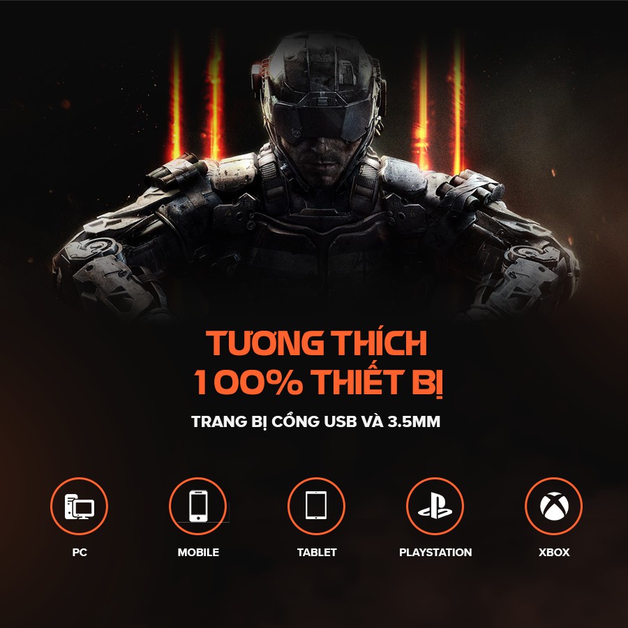 Tai Nghe Gaming Havit H2232D, Hỗ Trợ LED RGB, Tương Thích Với PC/ PS4/ XBOX/ Điện Thoại/ Máy Tính Bảng - Hàng Chính Hãng