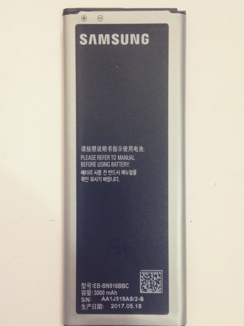 Pin samsung NoTe 4 2 sim xịn(model:n916)