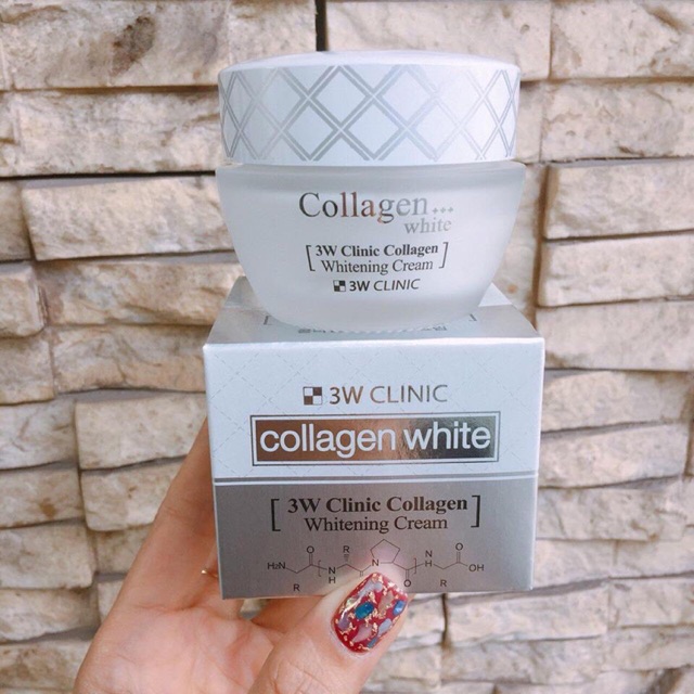 Kem dưỡng trâng da 3W Clinic Collagen White