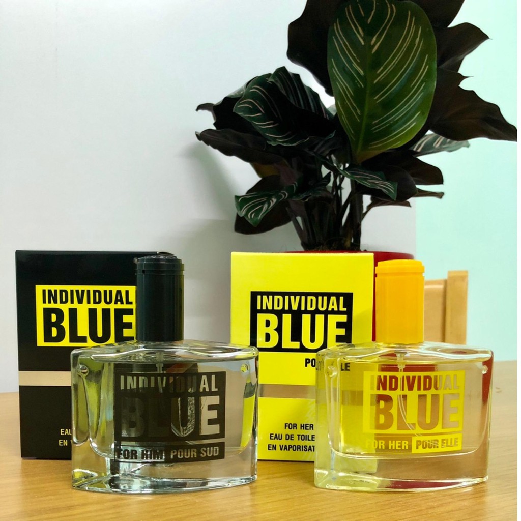Combo 2 chai nước hoa Nam - Nữ BLUE INDIVIDUAL