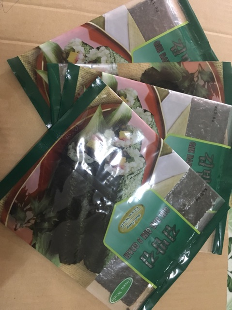 RONG BIỂN CUỘN CƠM, KIMBAP GÓI 4 LÁ