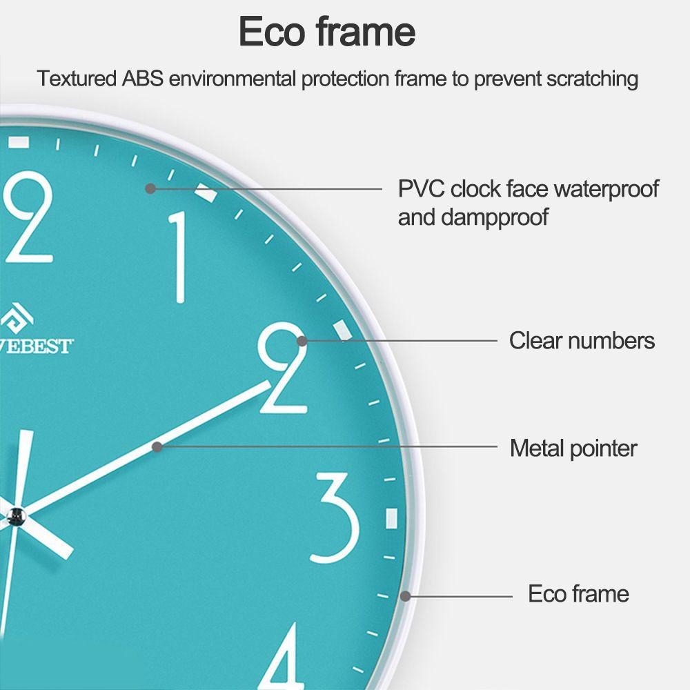 Đồng Hồ Treo Tường 3D 12inch Phong Cách Bắc Âu Trang Trí Nhà Cửa