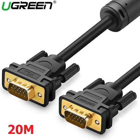 Cáp VGA 2 Đầu Dài 20M Chính Hãng Ugreen 11635