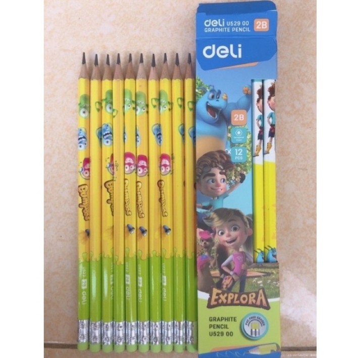 Bút chì 2B Deli EU52900(12 chiếc/hộp)