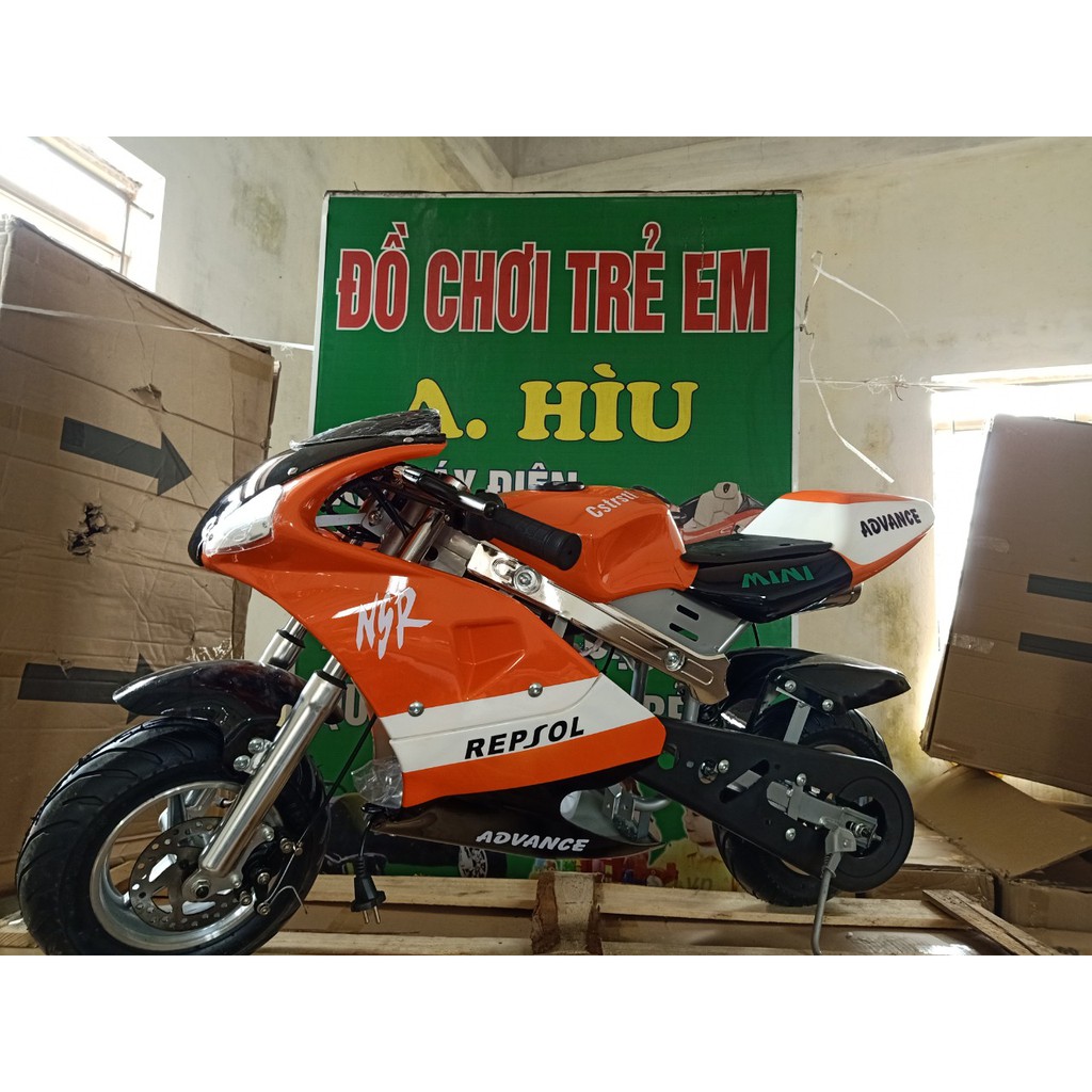 Xe moto mini 50cc bản 2021 CÓ Đèn + giảm sóc,