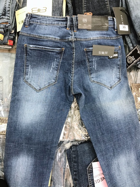 QUẦN JEAN NAM RÁCH FORM ĐẸP SLIM FIT QN418
