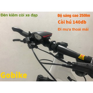 Đèn trước có còi xe đạp thể thao (USB)