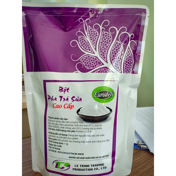 Bột pha trà sữa Eurodeli - Xanh 1kg