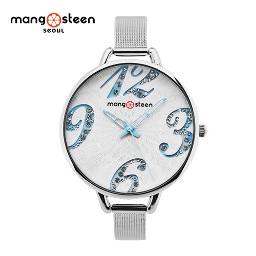 ĐỒNG HỒ NỮ MS517E MANGOSTEEN SEOUL HÀN QUỐC DÂY THÉP (BẠC) : cao cấp : Chất lượng