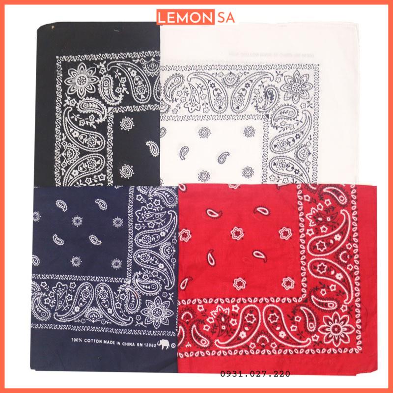 Khăn bandana cotton mẫu mới size 55x55cm - Mã CO538