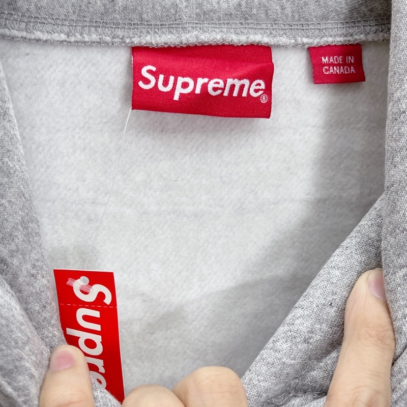 ⚡️[Mirror Quality]- Áo Hoodie S.upreme Cross Box Logo Hooded Sweatshirt Heather Grey, Áo hoodie S.UPREME | BigBuy360 - bigbuy360.vn