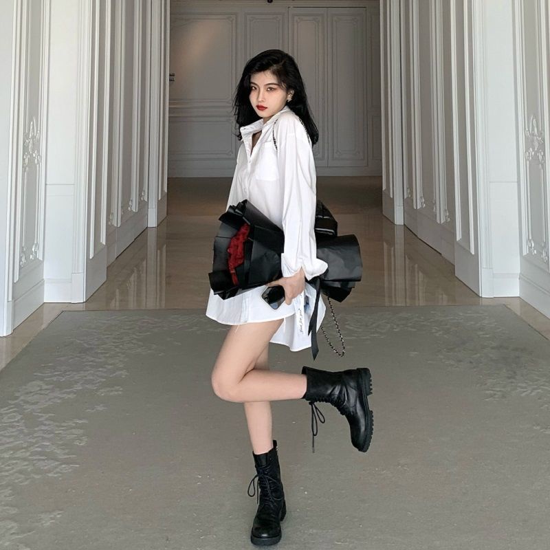 COZOK Quần ống rộng kiểu Hàn Quốc