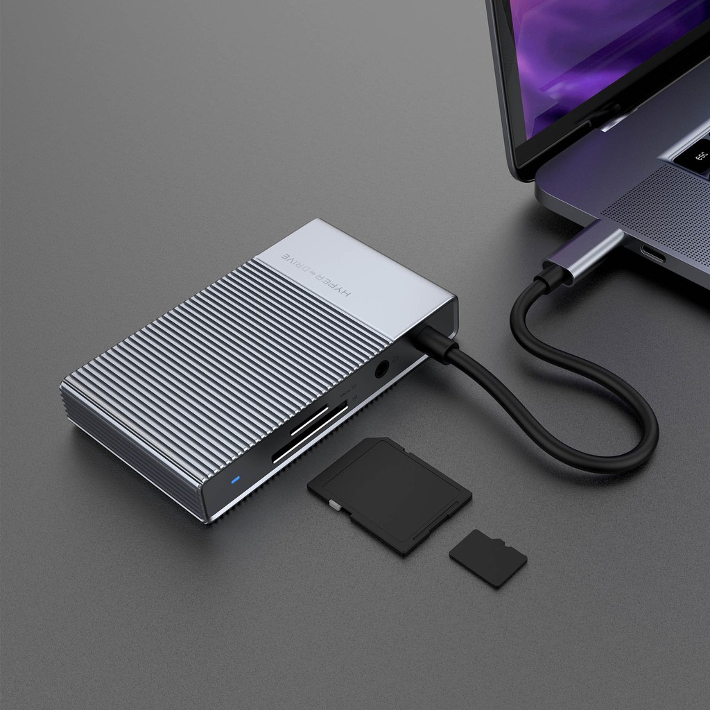 Cổng Chuyển HyperDrive Gen 2 6-IN-1 USB-C Hub For Macbook, iPad Pro, PC &amp; Devices - G206