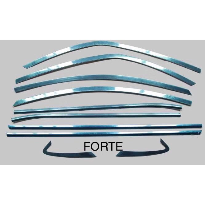 Ốp chân kính ốp cong kính kia forte