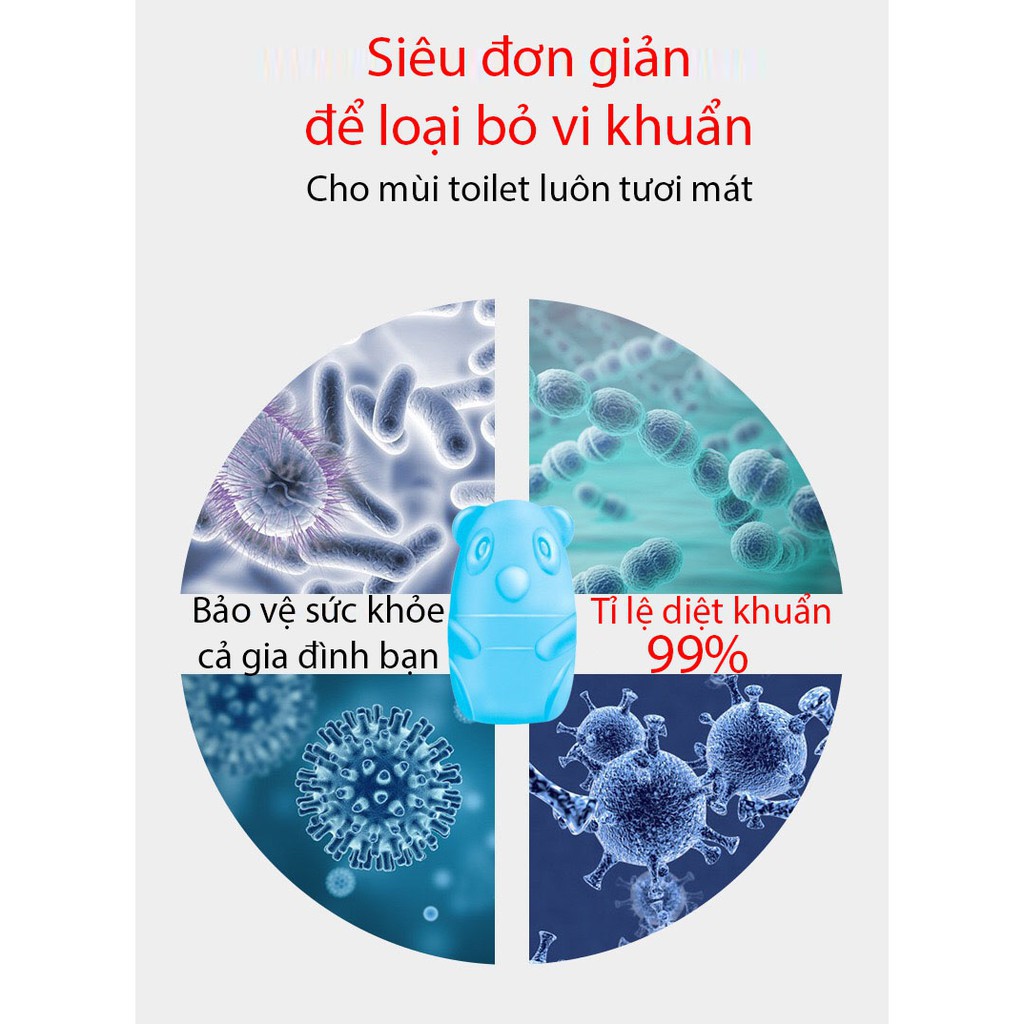 Lọ thả bồn cầu khử mùi hôi diệt vi khuẩn có hại