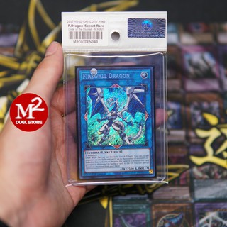 Lá bài yugioh COTD-EN043 Firewall Dragon - Secret Rare  - Tặng loader bảo quản, giao sản phẩm như ảnh