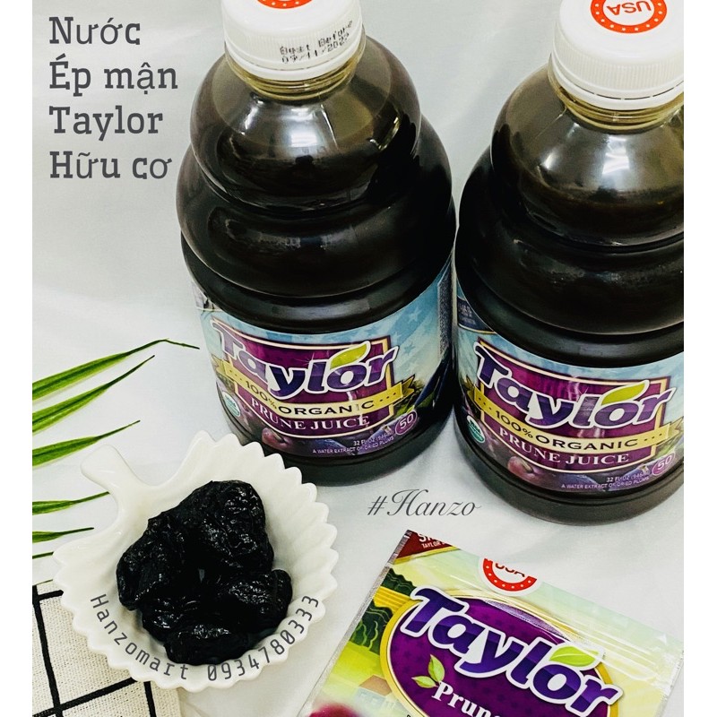 [TAYLOR] NƯỚC ÉP MẬN TAYLOR PRUNE JUICE hữu cơ 946ml