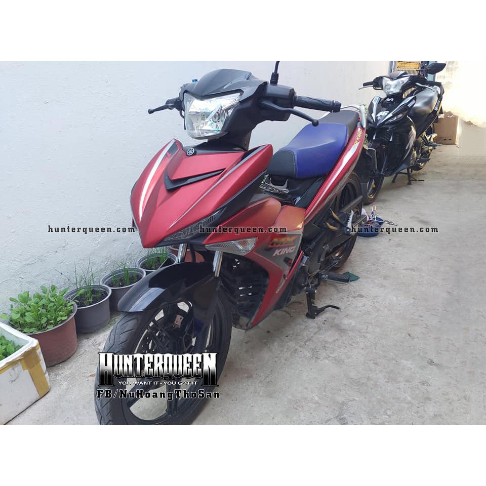 Tem Exciter 150, MX king. Xe đỏ nhám. Chỉnh sửa theo yêu cầu. Sắc nét, bền màu