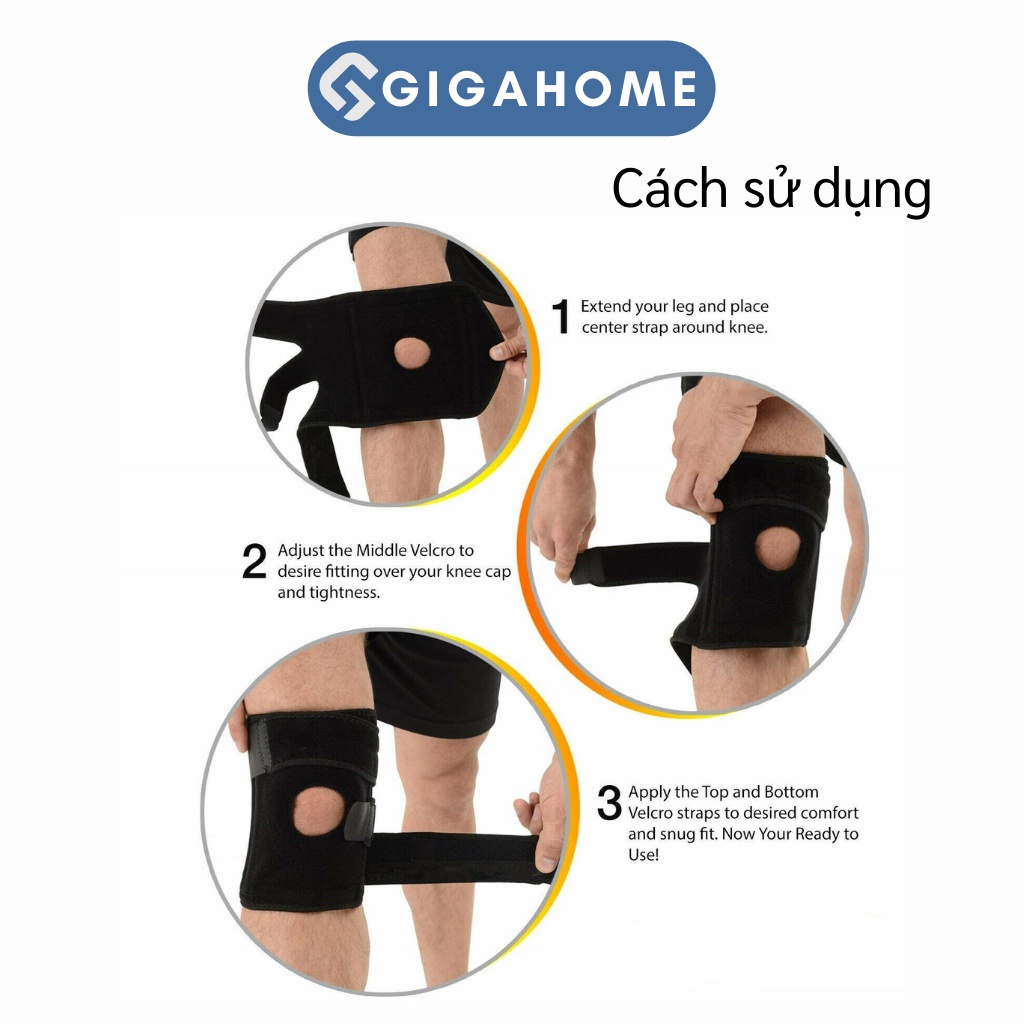 Đệm Bảo Vệ Đầu Gối GIGAHOME Chống Tránh Thương Khi Chơi Thể Thao 7409