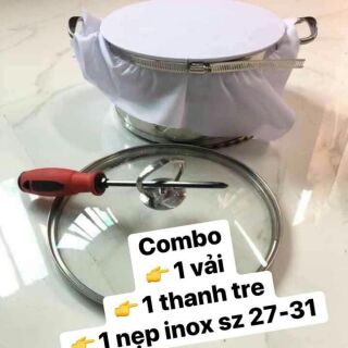 Khuôn làm bánh cuốn tại nhà+ bột