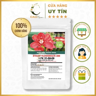 Phân Tan Chậm RYNAN 200 NPK 31-08-08 dạng túi lưới dùng Phong Lan Con (Gói 90gr)