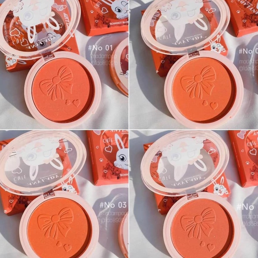 Phấn Má Thỏ Cute ANYLADY BOWKNOT BLUSHER MÀU CỰC ĐẸP NO.789B