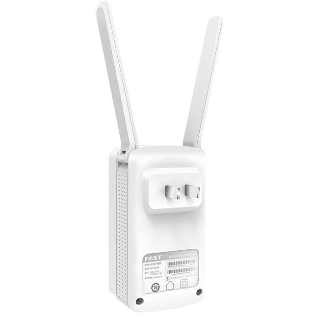 Cục khuếch đại sóng Wifi Repeater Fast FW300RE 2 Anten tốc độ 300Mbps