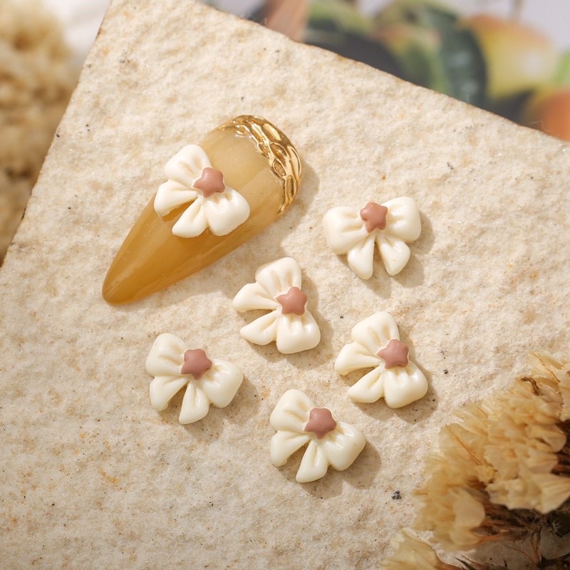Charm trang trí móng, phụ kiện trang trí khung in dấu chân tay