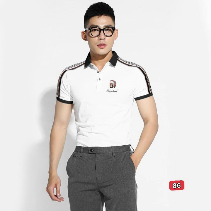 Áo thun nam cao cấp murad_fashion, áo phông nam màu trắng thêu logo đẹp phong cách thời trang nam 2021 atn86