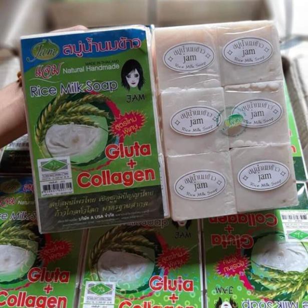 cb COMBO 1 LỐ 12 SOAP GẠO THÁI