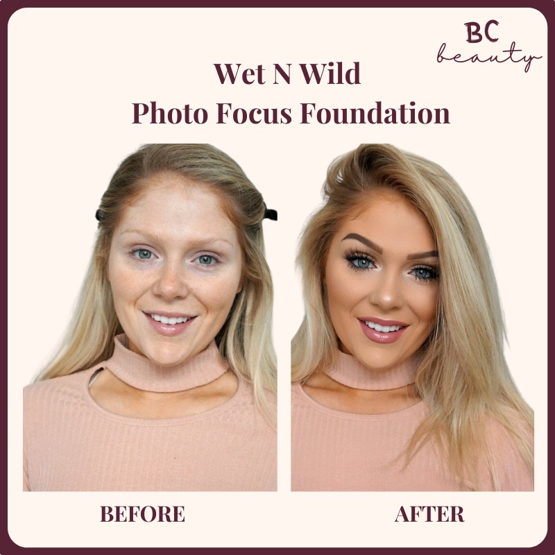Kem Nền Lâu Trôi Wet N Wild Photo Focus Foundation | Cho Lớp Nền Tự Nhiên, Mịn Màng, Hoàn Hảo