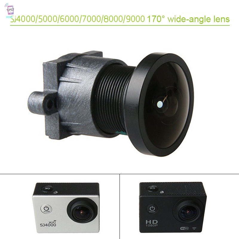 Ống Kính mg 170 Độ Góc Rộng Cho Camera Hành Trình Sjcam Sj4000 Sj5000 Sj6000 Sj7000 Sj8000 Sj9000