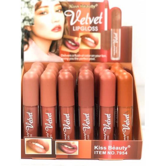 (Hàng Mới Về) Set 6 Son Kem Lì Mịn Như Nhung Chính Hãng Thái Lan 7954 | BigBuy360 - bigbuy360.vn