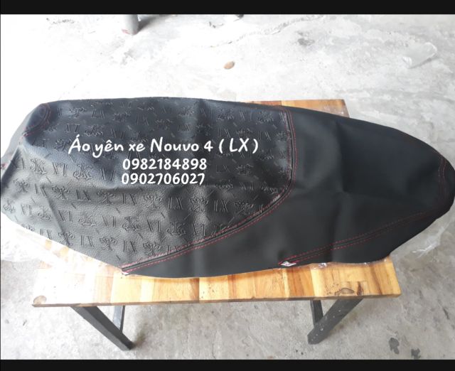 Áo yên xe Nouvo 4 ( LX ) tặng kèm bọc chân chống xe