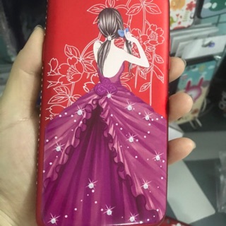 Ốp dẻo cô gái đính đá Oppo F3