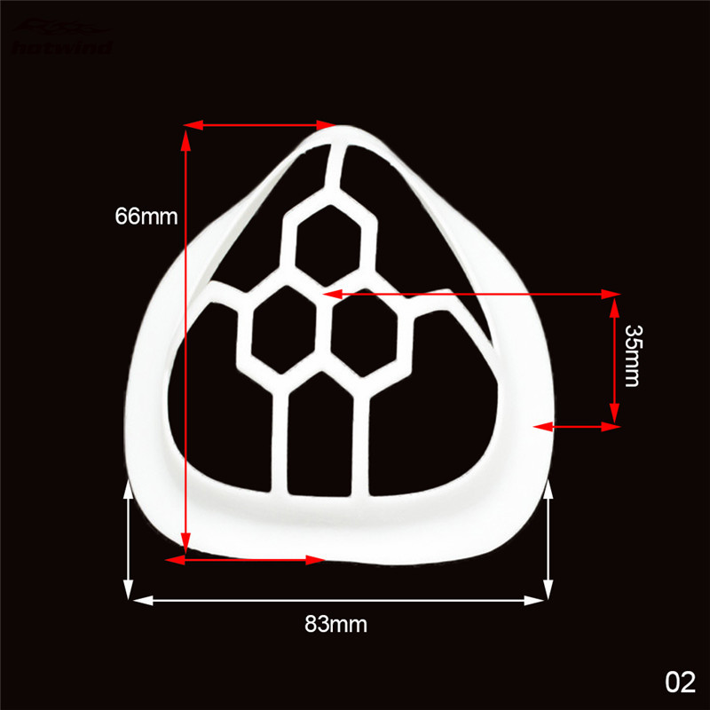 HW (Hàng Mới Về) Giá Đỡ Khẩu Trang 3d Mềm Mại Thoáng Khí Chống Bụi Dùng Một Lần