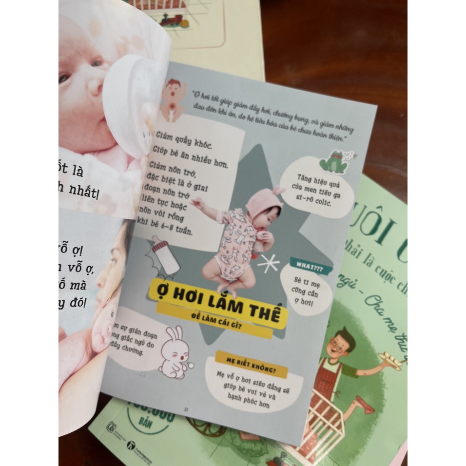 Sách - (Tặng kèm phụ lục cẩm nang chăm sóc bé sơ sinh) Boxset 03 tập Nuôi con không phải là cuộc chiến
