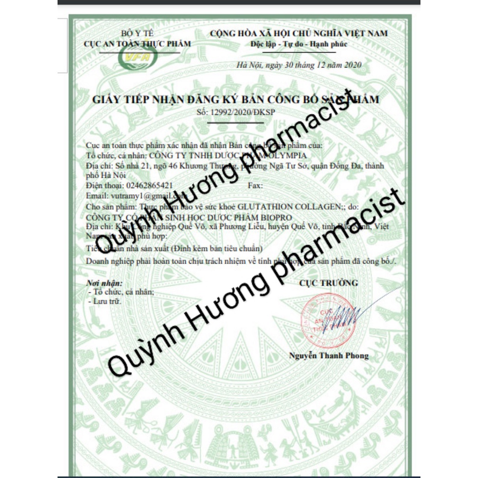 Viên uống Glutathion COLLAGEN hộp 50 viên giúp đẹp da,chống lão hóa