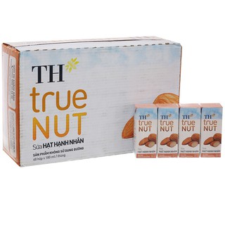 Sữa hạt Hạnh Nhân TH true NUT 180 ml x 48 hộp