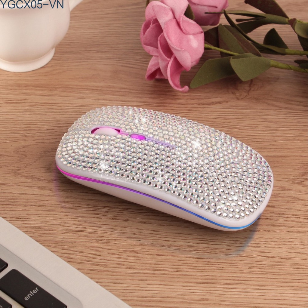 Chuột Bluetooth Không Dây 2.4ghz Hình Viên Kim Cương | BigBuy360 - bigbuy360.vn