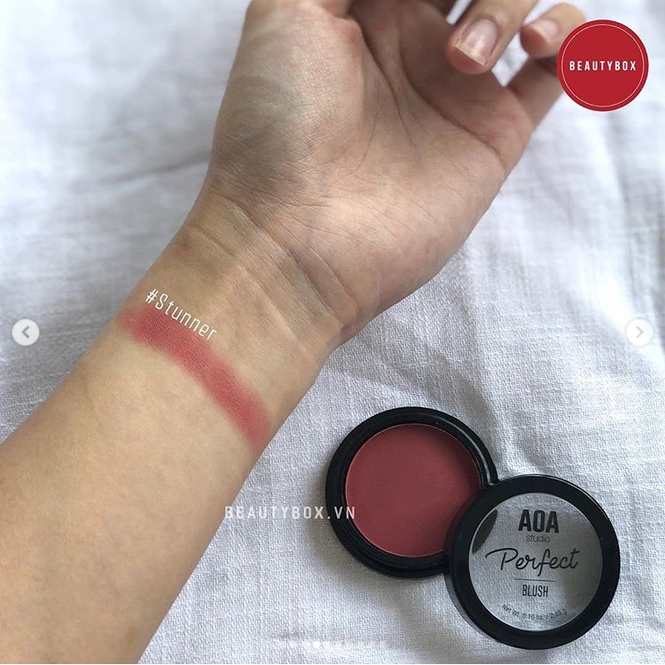 PHẤN MÁ HỒNG AOA PERFECT POWDER BLUSH | BigBuy360 - bigbuy360.vn